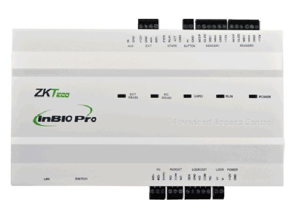 INBIO-1-2PRO Biometrikus vezérlő központ, 1ajtós